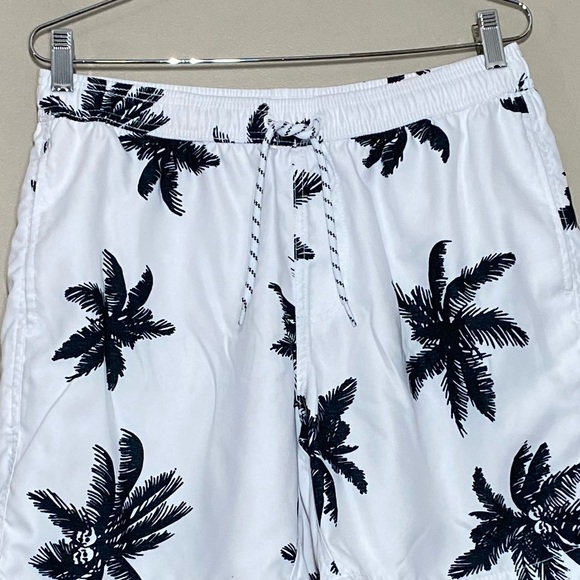 Maamgic Mens Quick Dry Printed Short Swim Trunks with Mesh Lining Swimwear Sz L - Picture 3 of 5